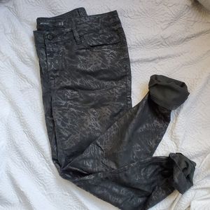Karen Millen Waxed Denim